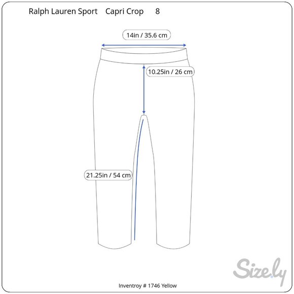 Ralph Lauren Sport Women’s 8 Polo Logo White Cotton Cropped Pants Slit Side Pock - Picture 3 of 8